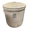 Image 1 : Vintage #3 Stoneware Crock With A Lid