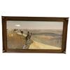 Image 1 : Vintage Au Millen Des Grandes Dunes Deco Print In Original Frame