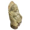 Image 2 : Vintage Hand Carved Soapstone Buddha On Pedestal
