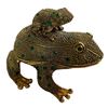 Image 2 : Heavy Frog Trinket Box With Magnifying Glass & File