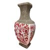 Image 2 : Vintage Asian Porcelain And Concrete Vase