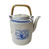 Image 2 : Vintage Japanese Blue & White Porcelain 3 Toed Teapot