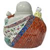 Image 2 : Large Vintage Chinese Porcelain Happy Buddha Statue