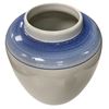 Image 2 : Vintage Blue & White Porcelain Asian Mountain Scene Vase