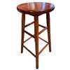Image 2 : 4 Legged Twisted Wood Stool
