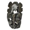 Image 1 : Vintage Hand Carved Soapstone Animal Statue: Elephant, Feline, Rino, Water Buffalo, & Lion