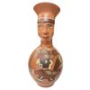 Image 2 : Vintage Hand Made Pottery Aztec Clay Pitcher