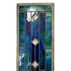 Image 2 : Vintage Blue Stain Glass Window Panel