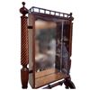 Image 2 : Unique Vintage Mirror Back Display Case With Twisted Side Arms