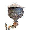 Image 2 : Vintage South Asian Brass Smoking Device & Plastic Buddha