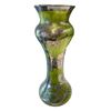 Image 2 : 3 Vases: Beautiful Silver Overlay Green, Floral Style, & Etched Crystal