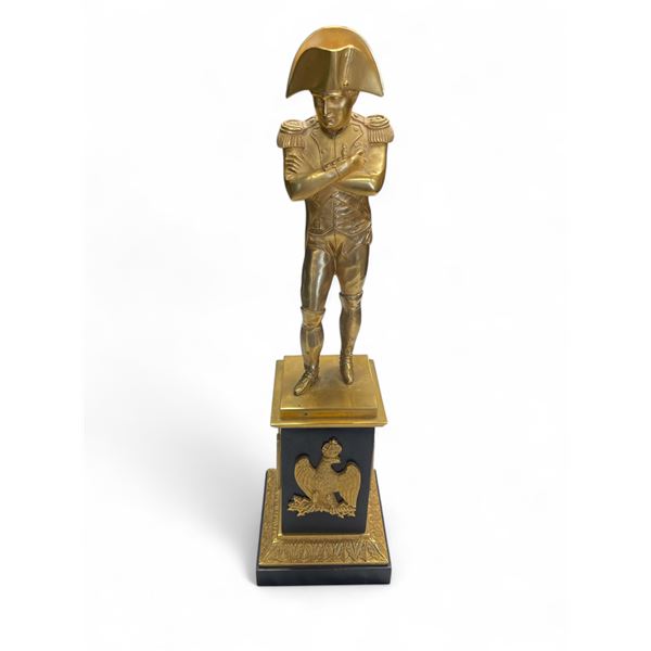 Vintage Gold Gilt Bronze Statue Of Napoleon