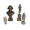 Image 1 : 4 Vintage Napoleon Collectible Busts (3 Are Cast Metal)