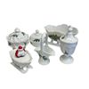 Image 1 : 6pc Set Of Westmoreland Milk Glass Christmas Décor