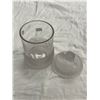 Image 2 : Vintage Frosted Lion Lidded Glass Container