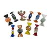 Image 1 : 9 Art Glass Candies & Clown Figurine