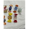 Image 2 : 9 Art Glass Candies & Clown Figurine