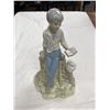 Image 2 : Vintage Tengra Porcelain Boy Reading Figurine