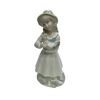 Image 1 : Vintage Tengra porcelain Lady Figurine Lady with Hen