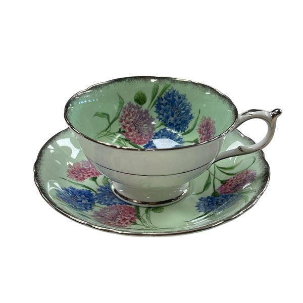Vintage Doublestamped Paragon Floral Teacup and Saucer