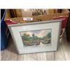Image 2 : Large Variety of Framed Artwork Originals, Etchings and Prints
