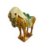 Image 2 : Vintage Tang Chinese Warhorse Glazed Ceramic Figurine