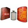 Image 1 : 3 Vintage Gas Cans; 1 Jerry Can and Two Petrol Cans