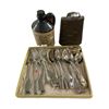 Image 2 : Vintage Variety Lot; Washboard, Cutlery, Pottery Jug and more