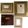 Image 2 : Variety Lot of Picture Frames, White Gloves, Pink Floral Dress, Box and More