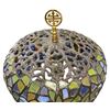 Image 2 : Vintage Tiffany Style Tree Base Stain Glass Leaded Lamp