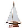 Image 2 : Vintage Wooden J-Class Model Sailboat