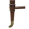 Image 4 : Vintage Brass Footed Square Top Side Table