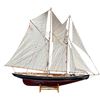 Image 1 : Beautiful Vintage Wooden Bluenose Large Tall Model
