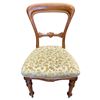 Image 2 : 6 Beautiful Balloon Back Chairs Gold Floral Upholstery