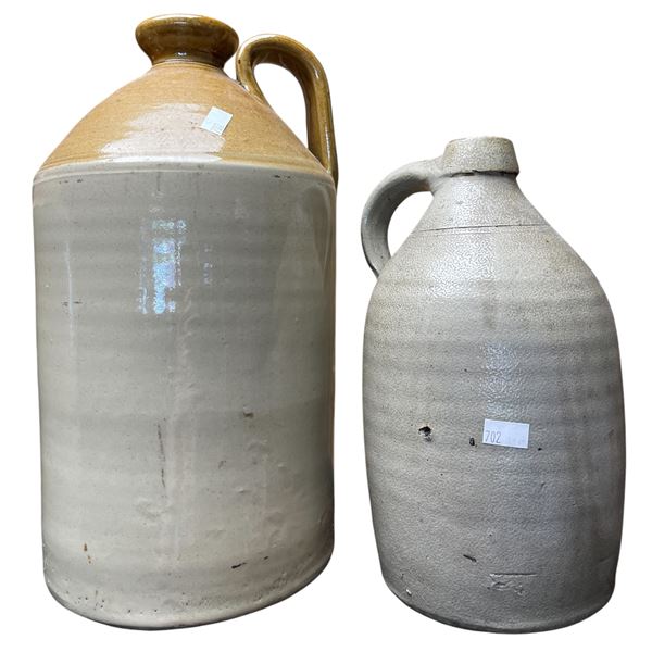 2 Vintage Stoneware Jugs