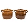 Image 1 : 2 Vintage Medalta Potteries Bean Pots