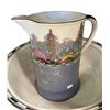 Image 2 : Vintage Adderley's Springtime Hand painted Pitcher and Was Basin