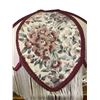 Image 2 : Pair of Vintage Floral  Themed Tasselled Lampshades