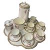 Image 2 : 16 Piece Set of Vintage Aynsley Chinaware; Coffee pot, Cream, Sugar and Cups