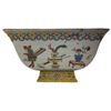 Image 2 : Vintage Hand painted Asian Square Bowl on Pedestal