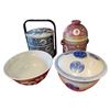 Image 2 : Variety of Asian Collectables; Trays, Pottery Vase. Porcelain Bowls, Bento Box and More