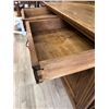 Image 2 : Vintage Deco Vanity Dresser Oak w Mirror