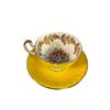 Image 1 : Vintage Aynsley Yellow Floral Teacup and Saucer