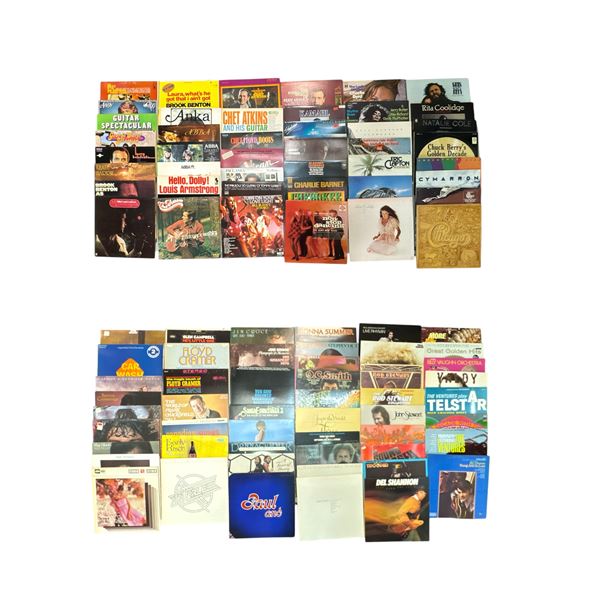 Box Full Of Vinyl Records