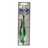 Image 2 : Vintage Floral Stained Glass Panel