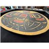 Image 2 : 1993 First Nations  Hand Carved & Painted Plaque "Eagle" By North West Coast Artist George McKay