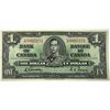Image 1 : 1937 Gordon Canadian 1 Dollar Bill