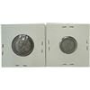 Image 2 : 2 x Newfoundland 1917 Silver Coin: 10 Cent, 20 Cent