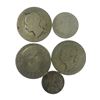 Image 2 : 6 Antique Canadian Silver Coins: 3 Quarters, 1 Dime, 2x 5cent