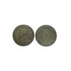 Image 2 : 2 Antique Canadian Silver Quarters : 1929 & 1933